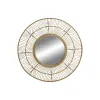 Sienas spogulis Home ESPRIT Dabisks Scandi 80 x 2 x 80 cm