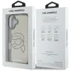 Karl Lagerfeld IML Rhinestones Karl Head - Case for iPhone 16 (black)