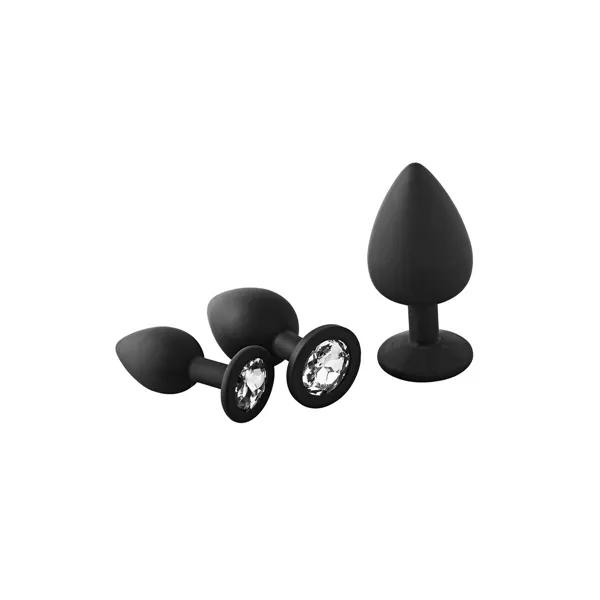 Anal plug Dream Toys Fantasstic Black 3 Pieces