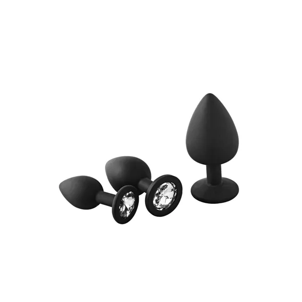 Anal plug Dream Toys Fantasstic Black 3 Pieces