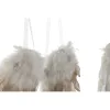 Piekaramais dekors Home ESPRIT Balts Bronza Spalva 28 x 4 x 33 cm (2 gb.)
