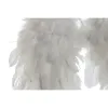 Riippuva koriste Home ESPRIT Valkoinen Kullattu Sulka 28 x 4 x 33 cm (2 osaa)