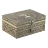 Korurasia Home ESPRIT Valkoinen Samppanja Puu Alumiini 17,5 x 12,5 x 8,5 cm