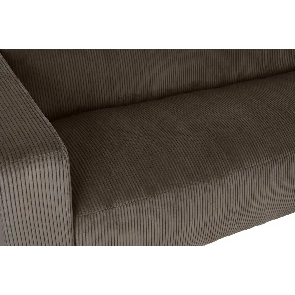 Sofa Home ESPRIT Ruda Šiuolaikiškas 224 x 95,5 x 66,5 cm
