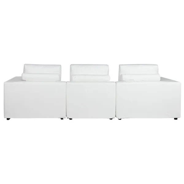 Диван Home ESPRIT Белый современный 286 x 95,5 x 57 cm