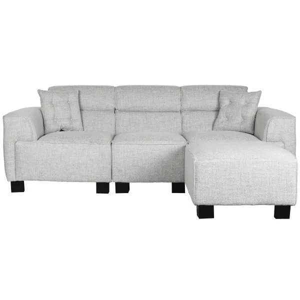 Sohva Home ESPRIT Harmaa Moderni 231 x 170 x 82 cm