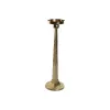 Подсвечник Home ESPRIT Позолоченный Алюминий 18,5 X 18,5 X 64,5 cm
