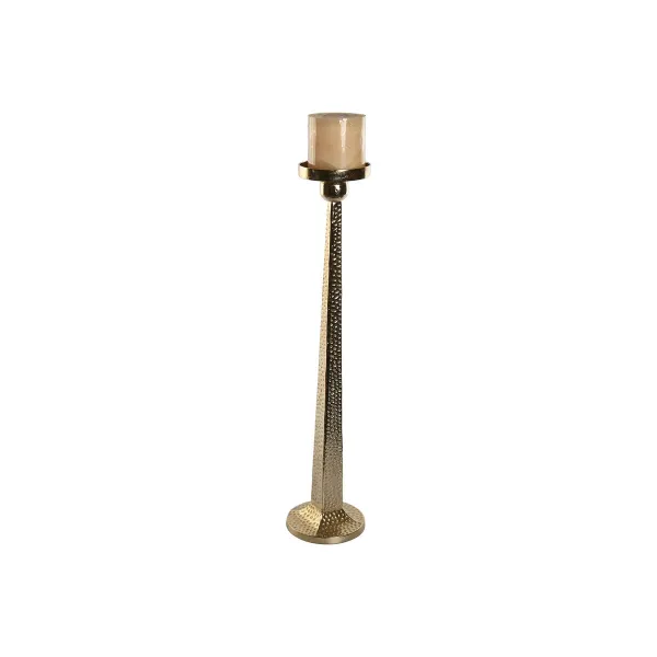 Подсвечник Home ESPRIT Позолоченный Алюминий 18,5 X 18,5 X 85,5 cm