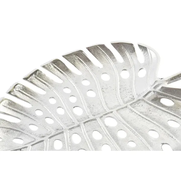 Декор для центра стола Home ESPRIT Серебристый Алюминий 38,5 x 28 x 3 cm