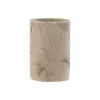 Stiklas Home ESPRIT Kreminė Derva 7 x 7 x 10 cm
