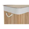 Бельевая корзина Home ESPRIT Белый Натуральный Бамбук 140 L 60 x 40 x 60 cm