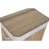 Бельевая корзина Home ESPRIT Белый Натуральный Бамбук 140 L 60 x 40 x 60 cm