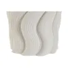 Vase Home ESPRIT White Stoneware Modern 16 x 16 x 26 cm
