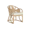 Обеденный стул Home ESPRIT Натуральный ротанг 63 x 68 x 81 cm