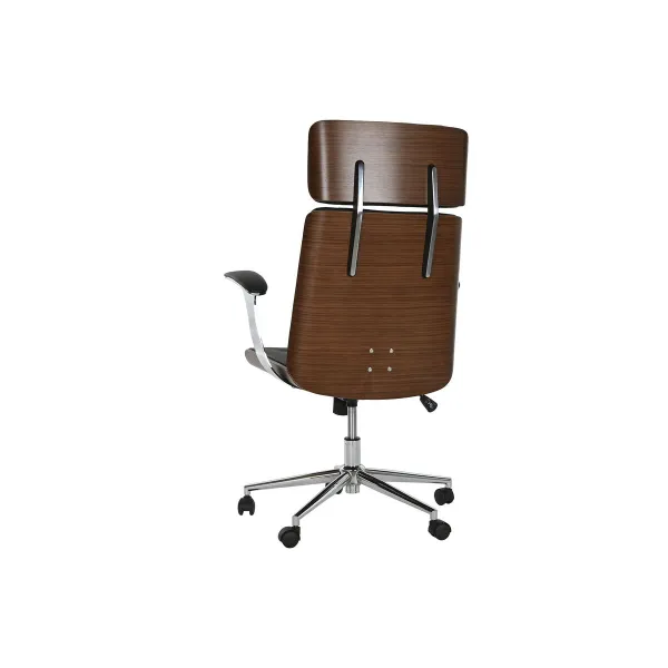 Biroja krēsls Home ESPRIT Melns