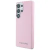 Karl Lagerfeld Saffiano Full Wrapped Elongated Metal Logo MagSafe - Case for Samsung Galaxy S25 Ultra (pink)