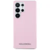 Karl Lagerfeld Saffiano Full Wrapped Elongated Metal Logo MagSafe - Case for Samsung Galaxy S25 Ultra (pink)