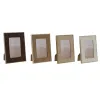 Kuvakehys Home ESPRIT Ruskea Beige Sametti Kristalli Moderni 26 X 2,8 X 31 cm (4 osaa)
