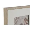 Kuvakehys Home ESPRIT Beige Kristalli Puu MDF Skandinaavinen 39 X 2 X 24 cm