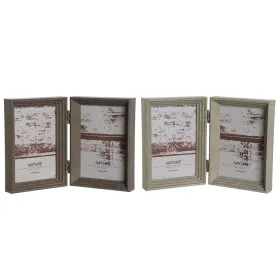 Фото рамка Home ESPRIT Коричневый Бежевый Стеклянный полистирол город 25 x 3 x 18 cm (2 штук)