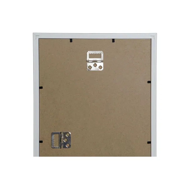 Photo frame Home ESPRIT White Brown Grey Crystal polystyrene Urban 23 X 3 X 41 cm (2 Units)