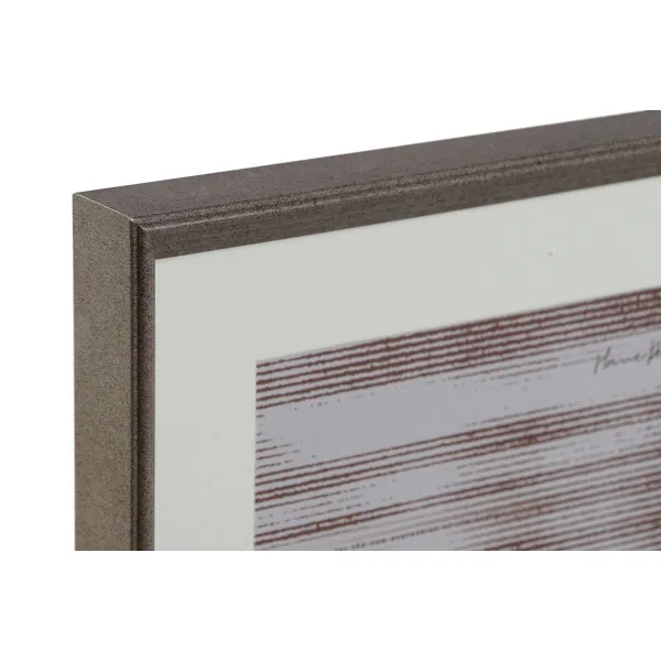 Foto rāmis Home ESPRIT Brūns Dabisks Stikls polistirols Urbāns 34 x 3 x 34 cm (2 gb.)