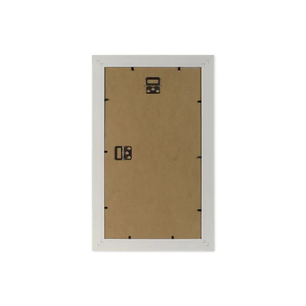 Kuvakehys Home ESPRIT Valkoinen Ruskea Beige Luonnollinen Kristalli polystyreeni Skandinaavinen 26 X 2 X 44 cm (4 osaa)
