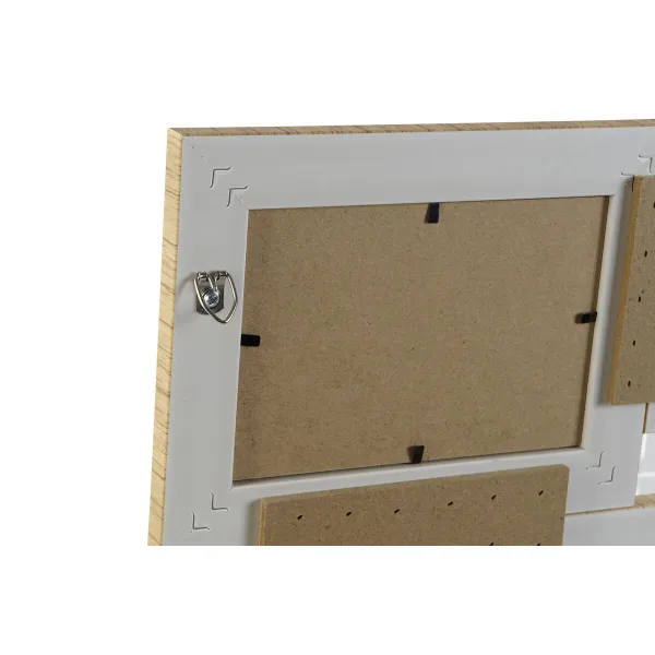 Photo frame Home ESPRIT Beige Natural Crystal polystyrene Scandinavian 67 X 2 X 44 cm