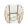 Jewelry box Home ESPRIT Golden Metal Crystal 9,2 X 8,2 X 9,5 cm