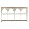 Hyllyt Home ESPRIT Valkoinen Luonnollinen Metalli 159 X 36,5 X 91 cm