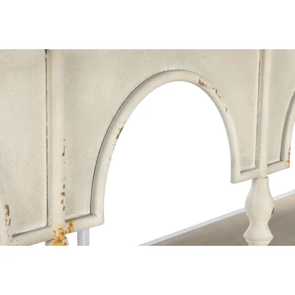 Plaukti Home ESPRIT Balts Dabisks Metāls 159 X 36,5 X 91 cm