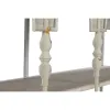 Plaukti Home ESPRIT Balts Dabisks Metāls 159 X 36,5 X 91 cm