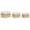 Grozs Home ESPRIT Dabisks Jūraszāle Tropiskais 40 x 33 x 28 cm 3 Daudzums