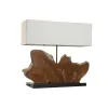Настольная лампа Home ESPRIT Железо древесина тика 60 X 20 X 55 cm