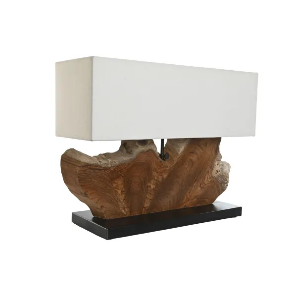 Desk lamp Home ESPRIT Iron Teak 60 X 20 X 55 cm