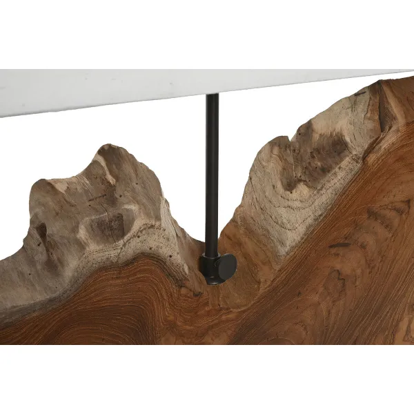 Desk lamp Home ESPRIT Iron Teak 60 X 20 X 55 cm