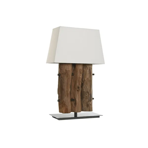Настольная лампа Home ESPRIT Железо древесина тика 40 X 20 X 80 cm