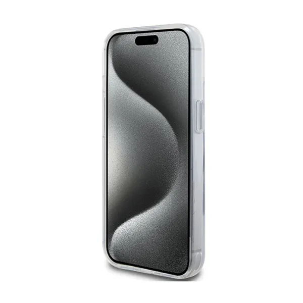 Karl Lagerfeld Ring Stand Choupette Head MagSafe - iPhone 15 Case (white)