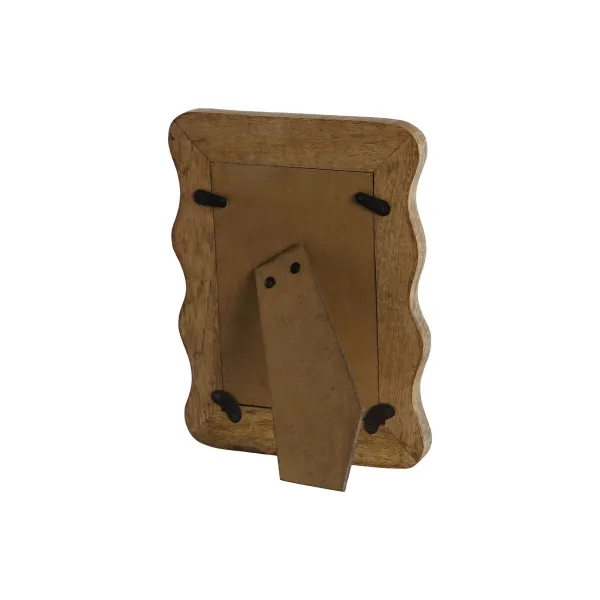Nuotraukų rėmelis Home ESPRIT Natūralus Mango mediena Bangos Miesto 16 x 2 x 21 cm