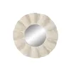 Sieninis veidrodis Home ESPRIT Balta Atskirtas Graviravimas 76 x 7 x 76 cm
