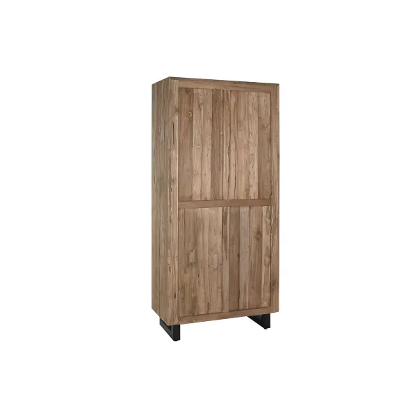Skapītis Home ESPRIT Tīkkoks Kokosriekstu šķiedra 85 X 40 X 185 cm