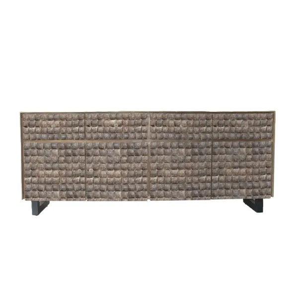 Устройство Home ESPRIT древесина тика Кокосовое волокно 200 X 45 X 80 cm