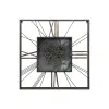 Настенное часы Home ESPRIT Чёрный Позолоченный Металл Стеклянный 80 x 8 x 80 cm