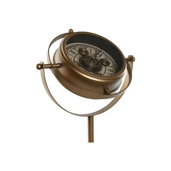 Stalinis laikrodis Home ESPRIT Kullattu Vintage