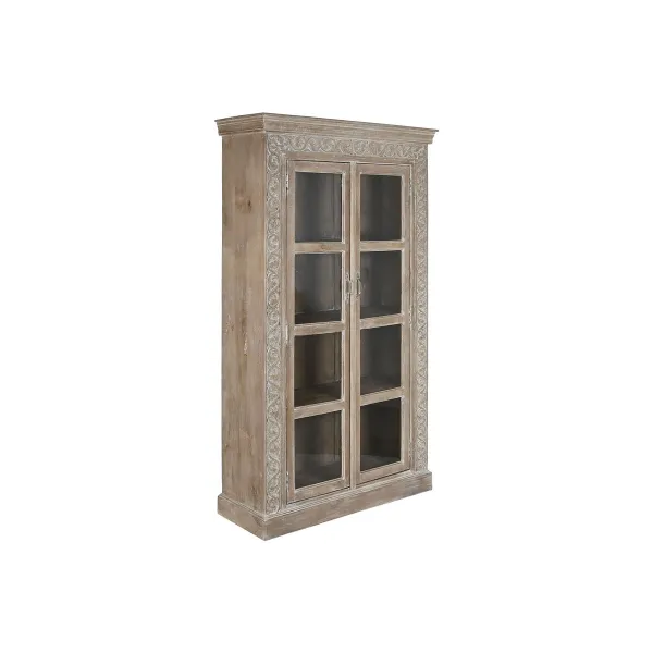 Displejaj stends Home ESPRIT Balts Mango koks 120 X 44 X 210 cm