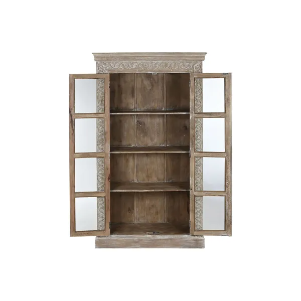 Display Stand Home ESPRIT White Mango wood 120 X 44 X 210 cm
