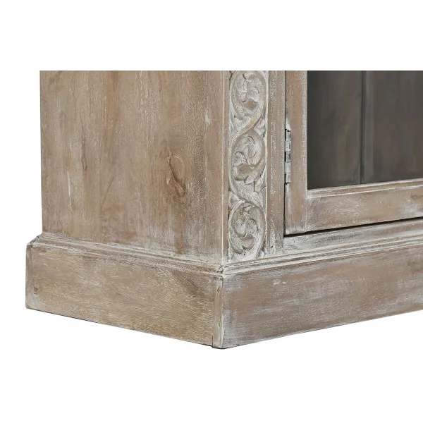 Displejaj stends Home ESPRIT Balts Mango koks 120 X 44 X 210 cm