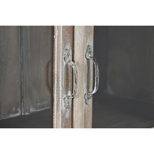 Displejaj stends Home ESPRIT Balts Mango koks 120 X 44 X 210 cm