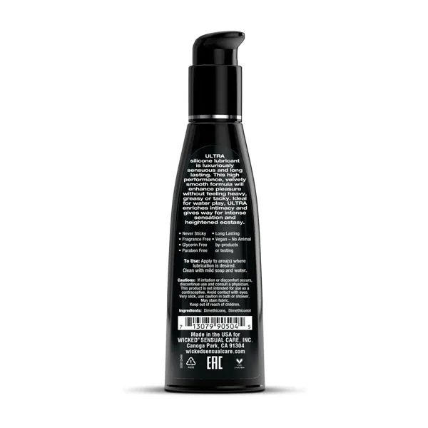 Ultra Fragrance Free Siliconebased Lube 120 ml Wicked