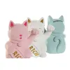 Kопилка Home ESPRIT Смола кот 12 x 9,5 x 16 cm (3 штук)